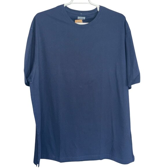 Duluth Trading Co Longtail T Shirt Mens 3XL Navy Cotton Crew Neck Short Sleeve - Picture 1 of 5